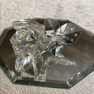 Swarovski figurine flower
